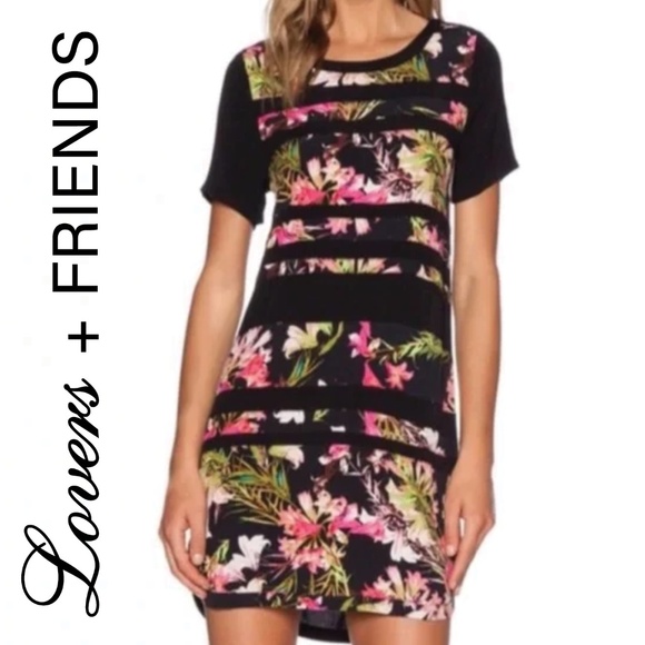 LOVERS + FRIENDS Floral Black Dress | Medium - Picture 13 of 13